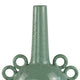 Orin Multi-Tier Sculptural Vase | Loop H&les Green Speckled Ceramic 18"