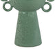 Orin Multi-Tier Sculptural Vase | Loop H&les Green Speckled Ceramic 18"