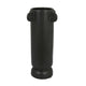 Dere Capsule Vase | Lug H&les | Pedestal | Matte Black Ceramic 16"