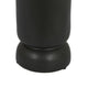 Dere Capsule Vase | Lug H&les | Pedestal | Matte Black Ceramic 16"