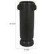 Dere Capsule Vase | Lug H&les | Pedestal | Matte Black Ceramic 16"