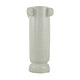 Dere Capsule Vase | Lug H&les | Pedestal | Matte White Ceramic 16"