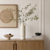 Dere Capsule Vase | Lug H&les | Pedestal | Matte White Ceramic 16"
