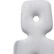 Abstract Totem Sculpture | Cutout Center | Pedestal | White Resin 20"