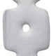 Abstract Totem Sculpture | Cutout Center | Pedestal | White Resin 20"
