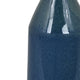 Decorative Vase | Bottle Shape | Narrow Neck | Speckled Blue Ceramic 15"