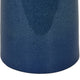 Decorative Vase | Bottle Shape | Narrow Neck | Speckled Blue Ceramic 15"