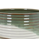Decorative Planter | Tapered Body | Flared Pedestal | Gray Ceramic 10"