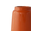 Decorative Vase | Cylindric Body | Narrow Top | Burnt Orange Ceramic 12"