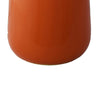 Decorative Vase | Cylindric Body | Narrow Top | Burnt Orange Ceramic 12"