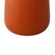 Decorative Vase | Cylindric Body | Narrow Top | Burnt Orange Ceramic 12"