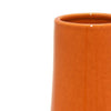Seny Decorative Vase | Narrow Neck | Flared Base | Orange Ceramic 12"