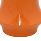 Seny Decorative Vase | Narrow Neck | Flared Base | Orange Ceramic 9"