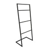 Freest&ing Towel Quilt Rack | 4 Rungs | Built-in Base | Black Metal 39"