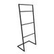 Freest&ing Towel Quilt Rack | 4 Rungs | Built-in Base | Black Metal 39"