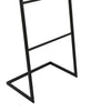 Freest&ing Towel Quilt Rack | 4 Rungs | Built-in Base | Black Metal 39"