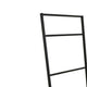 Freest&ing Towel Quilt Rack | 4 Rungs | Built-in Base | Black Metal 39"