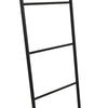 Freest&ing Towel Quilt Rack | 4 Rungs | Built-in Base | Black Metal 39"
