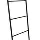 Freest&ing Towel Quilt Rack | 4 Rungs | Built-in Base | Black Metal 39"