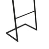 Freest&ing Towel Quilt Rack | 4 Rungs | Built-in Base | Black Metal 39"