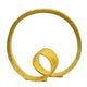 Tabletop Decor | Abstract Loop Sculpture | Textured Gold Resin 13"