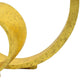 Tabletop Decor | Abstract Loop Sculpture | Textured Gold Resin 13"