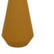 Decorative Vase | Flared Rim | Angular Edges | Mustard Yellow Ceramic 15"