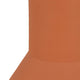 Decorative Vase | Faceted Body | Angular Base | Orange Brown Ceramic 11"