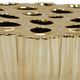 Decorative Vase | Scalloped Lotus Pod Design | Glazed Gold Ceramic 9"