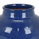 Ginger Jar Vase | Speckled & Glazed Top | Blue & Brown Ceramic 10"