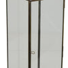 Greg Glass Lantern with Vented Top | Ring H&le | Bronze Metal 28"