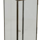 Greg Glass Lantern with Vented Top | Ring H&le | Bronze Metal 28"