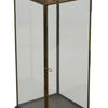 Greg Glass Lantern with Vented Top | Ring H&le | Bronze Metal 24"