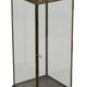 Greg Glass Lantern with Vented Top | Ring H&le | Bronze Metal 24"