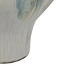 Siena Decorative Planter with Petal Edge Design | White-Green Ceramic 10"