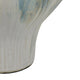 Siena Decorative Planter with Petal Edge Design | White-Green Ceramic 10"