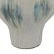 Siena Decorative Planter with Petal Edge Design | White-Green Ceramic 10"