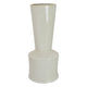 Ginny Decorative Vase with Slender Neck | Glossy White Ceramic 16"