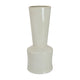 Ginny Decorative Vase with Slender Neck | Glossy White Ceramic 16"
