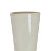 Ginny Decorative Vase with Slender Neck | Glossy White Ceramic 16"