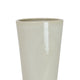 Ginny Decorative Vase with Slender Neck | Glossy White Ceramic 16"