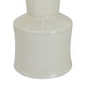 Ginny Decorative Vase with Slender Neck | Glossy White Ceramic 16"