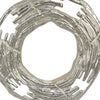 Steve Abstract Ring Sculpture with Black Pedestal St& | Textured Silver