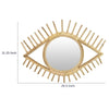Greta Eye-Shaped Wall-Mounted Mirror | Sunburst Frame | Natural Fiber