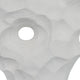 Joel Abstract Sculpted Vase with Textured Organic Form | White Ceramic 15"