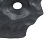 Joel Abstract Sculpted Vase with Textured Organic Form | Black Ceramic 15"