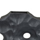 Joel Abstract Sculpted Vase with Textured Organic Form | Black Ceramic 15"