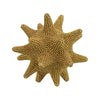 Noah Decorative Orb Sculpture with Spiked Details | Gold Resin 8"