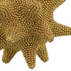 Noah Decorative Orb Sculpture with Spiked Details | Gold Resin 8"