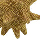 Noah Decorative Orb Sculpture with Spiked Details | Gold Resin 8"